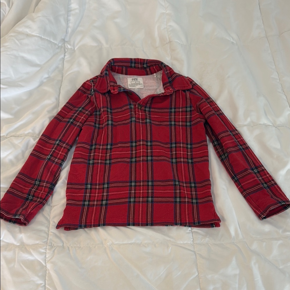Little Sleepies Plaid Kids Shirt